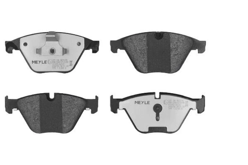 Image of MEYLE 025 246 8820/PD Brake pad set Front Axle, prepared for wear warning indicator, MEYLE-PD Quality, with anti-squeak plate Brake Pad Set,disc brak