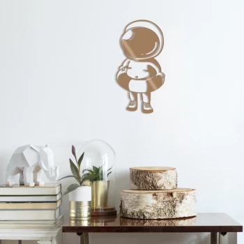 Image of Baby Astronaut - Copper Copper Decorative Metal Wall Accessory