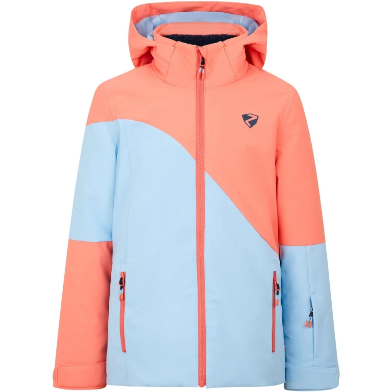 Image of Ziener Kids Avine Ski Jacket Blue female 5-6 (XS)