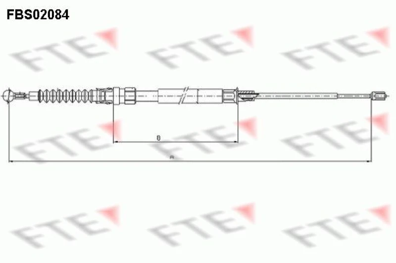 Image of Handbrake cable FTE 9250084