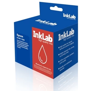 image of InkLab 1281-1284 Epson Compatible Multipack Replacement Ink