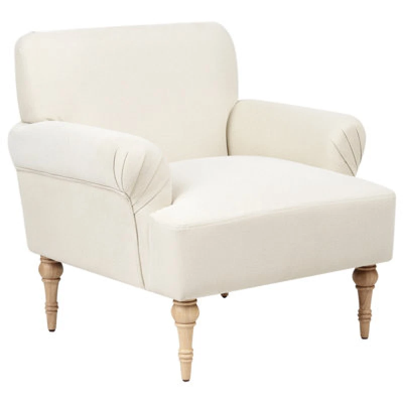 Image of Beliani Armchair Fredros Fabric Light Beige