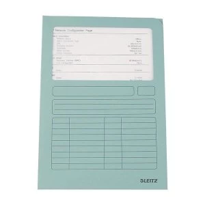 Image of Leitz Window Folder A4 Light Blue Pack of 100