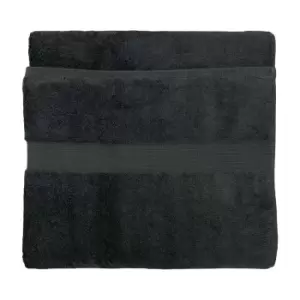 Image of Paoletti Cleopatra Egyptian Combed Cotton Bath Towel Charcoal