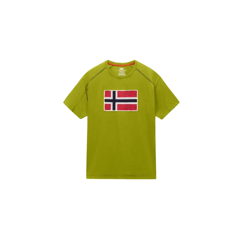 Image of T-Shirt Napapijri Reflect Jaune Male 3XL