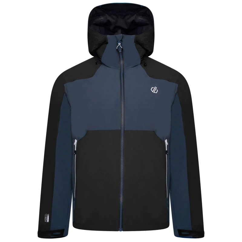 Image of Dare 2b Mens Touchpoint II ARED 20/30 Stretch Lightweight Waterproof Jacket Black/Orion male M