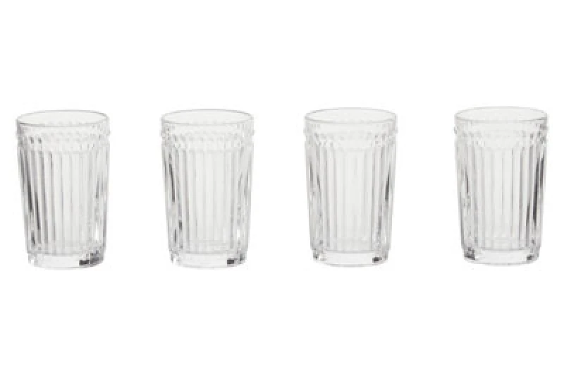 Image of Premier Housewares Auclair Set Of Four Tumblers Clear