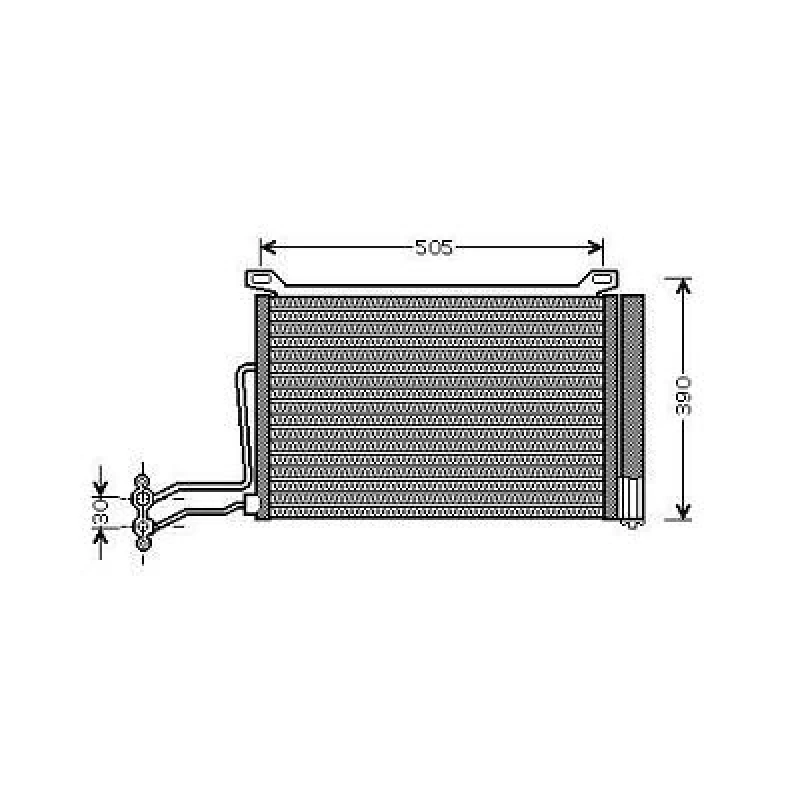 Image of Air conditioning condenser DIEDERICHS DCC1564