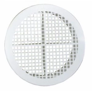 Image of Stadium 76mm Round Roof Soffit Vent - White