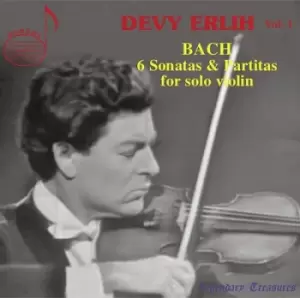 Image of Bach 6 Sonatas & Partitas for Solo Violins Legendary Treasures - Volume 1 by Johann Sebastian Bach CD Album