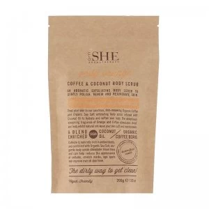 image of Om SHE Orange Coconut & Coffee Body Scrub 200g