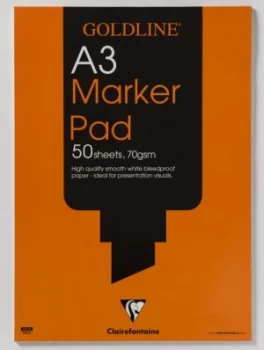 Goldline Bleedproof Marker Pad A3 GPB1A3Z