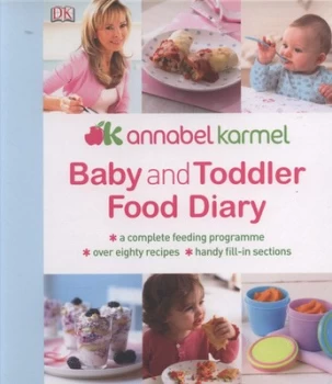 Image of Baby and Toddler Food Diary by Annabel Karmel Hardback