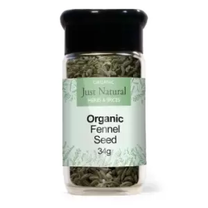 Image of Just Natural Organic Fennel Seed 34g