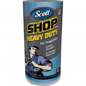 image of Scott Blue Heavy Duty Workshop Cloth Roll