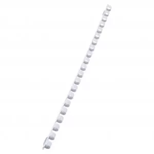 Image of GBC Economy Binding Comb A4 8mm White 100