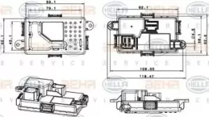 image of Air Conditioning Regulator 5HL351321-651 by BEHR