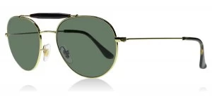 image of Ray-Ban RB3540 Sunglasses Gold / Tortoise RB3540 53mm