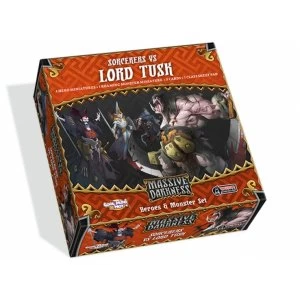 Image of Massive Darkness: Heroes & Monster Set - Sorcerers vs Lord Tusk Board Game