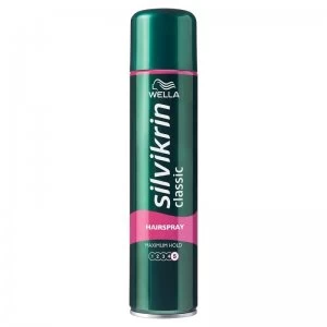 image of Wella Silvikrin Classic Maximum Hold Hairspray 250ml