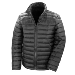 Image of Result Mens Ice Bird Padded Winter Jacket (Water Repellent & Windproof) (L) (Black)
