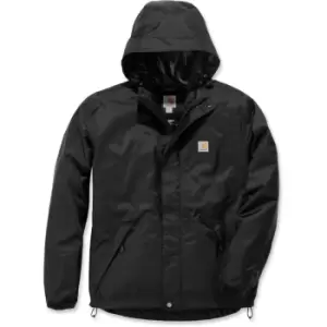 image of Carhartt Mens Dry Harbor Hooded Quick Dry Waterproof Jacket L - Chest 42-44' (107-112cm)