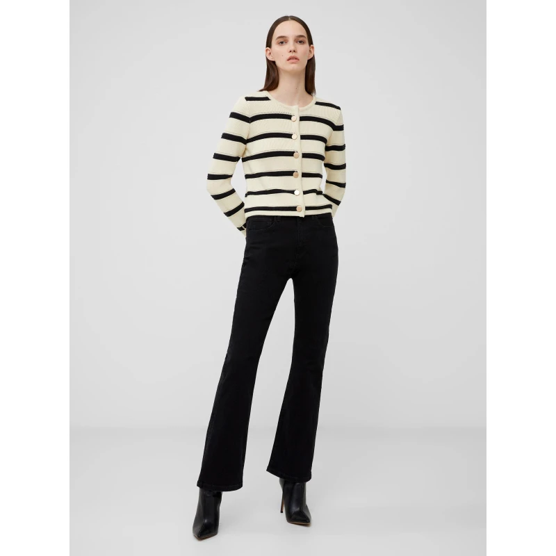 Image of French Connection Womens Marloe Cardigan 90-Clsc Crm-Blk female 16 (XL)
