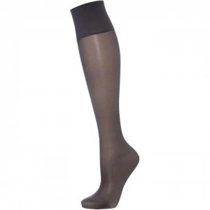 Image of Elbeo Sheer magic medium support 15 D sheer knee high - Nearly Black