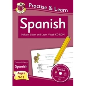 Image of New Curriculum Practise & Learn: Spanish for Ages 9-11 - with Vocab CD-ROM by CGP Books (Paperback, 2013)