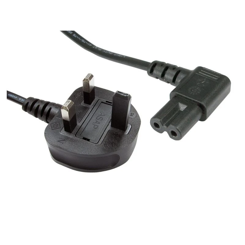 Image of FDL 2M UK MAINS PLUG TO RIGHT ANGLED C7 (FIG. 8) CABLE