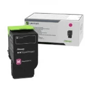 image of Lexmark 78C0X30 Magenta Laser Toner Ink Cartridge