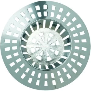 Wickes Chrome Effect Basin Plastic Strainer