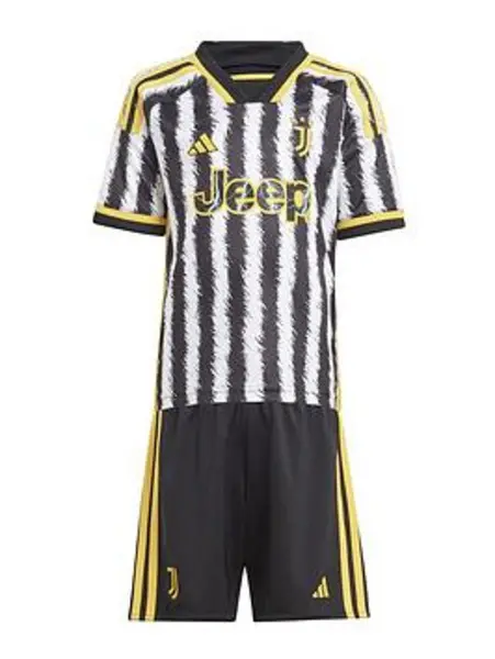 Image of adidas Juventus Home Minikit 2023 2024 Infants - Size 2 - 3 Years