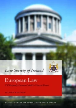 Image of European Law by T. P Kennedy and Law Society of Scotland Book