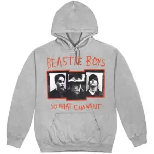 Image of The Beastie Boys - So What Cha Want Unisex XX-Large Pullover Hoodie - Grey