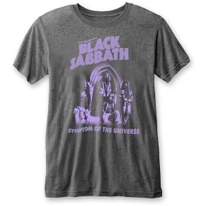 Image of Black Sabbath - Symptom of the Universe Unisex Large T-Shirt - Grey