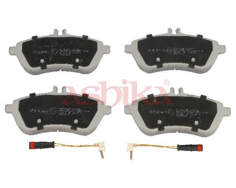 Image of ASHIKA Brake pad set ASHIKA 50-00-0512