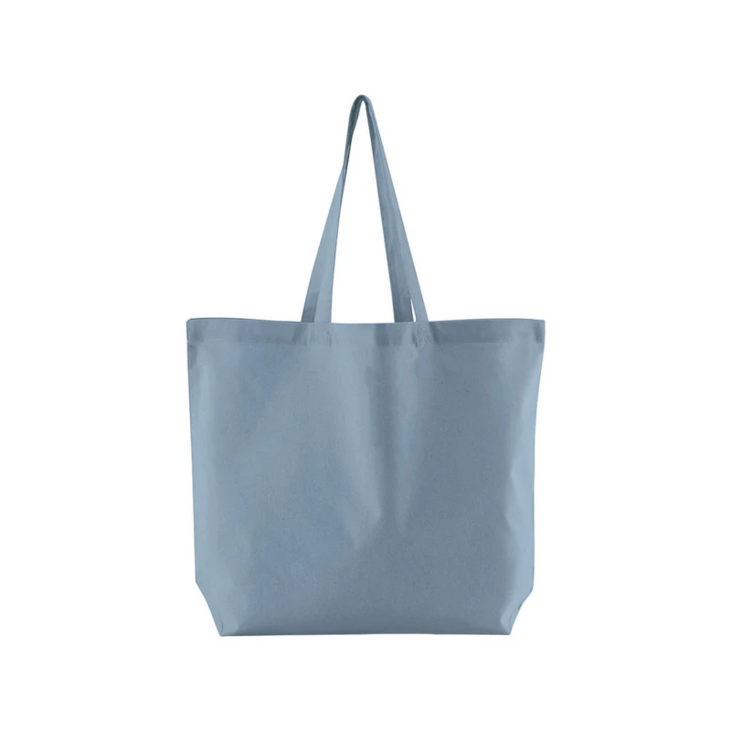 Image of Westford Mill Womens Bag For Life Maxi Cotton Tote Bag in Duck Egg Blue Duck Egg Blue Female One Size