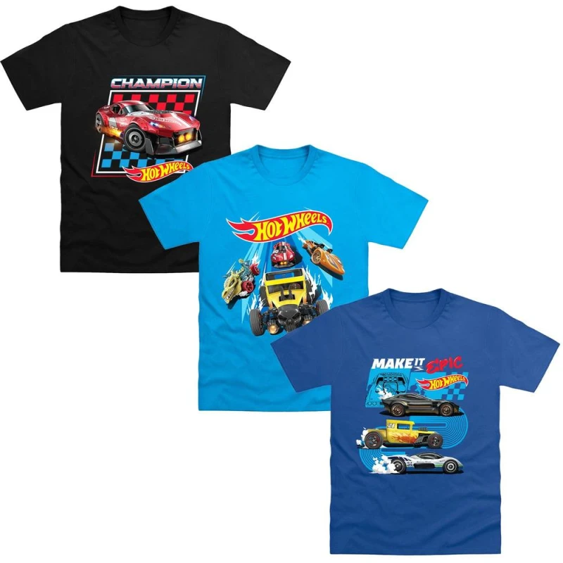 Image of Dessins Animes Make It Epic Champion boys's Children's T shirt in Black