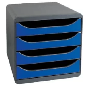 Image of Exacompta Big Box Iderama (Opaque), Black/Royal Blue, Pack of 1