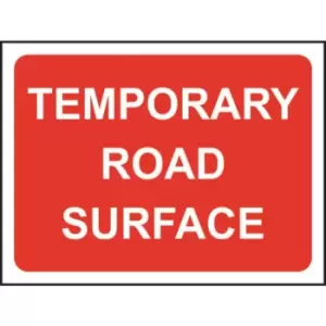 Image of Zintec 1050x750mm Temporary Road Surface Road Sign with Frame