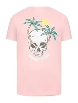 Image of BadRhino Summer Vibes T-Shirt - Orchard Pink, Size 2XL, Men