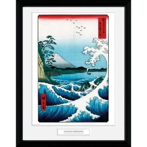 image of Utagawa Hiroshige - The Sea At Satta 12" x 16" Collector Print