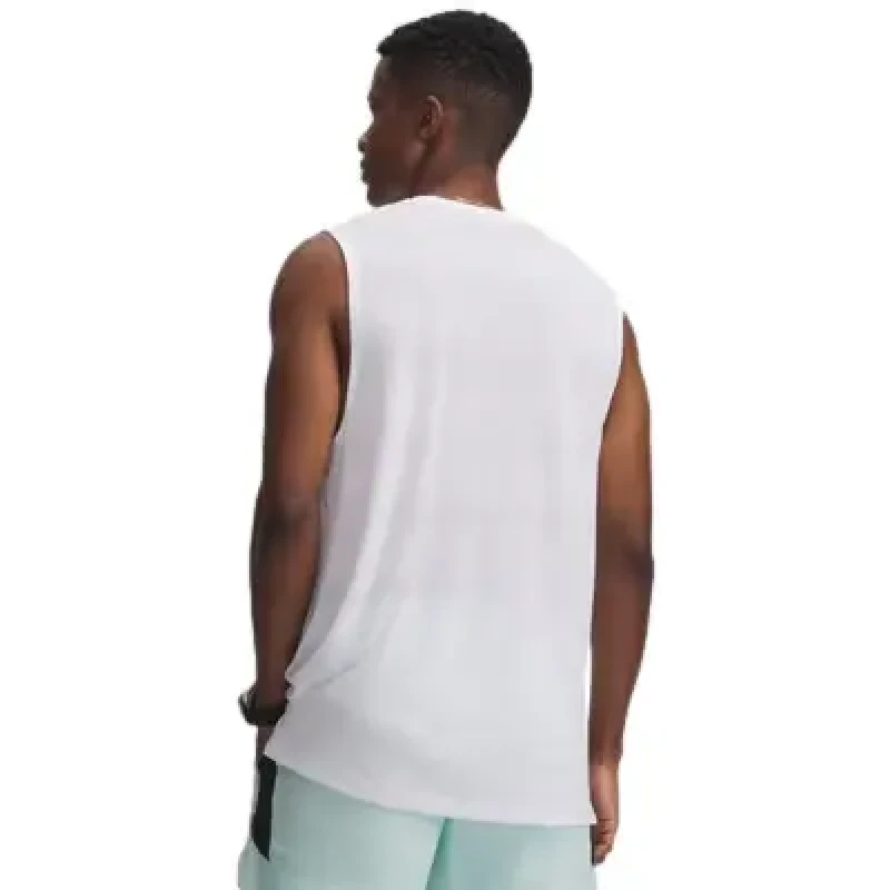 Image of Tank top Under Armour Velociti Blanc Unisex L