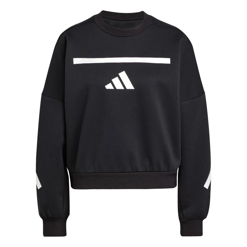 Image of adidas W Z.N.E. Swea Black female 6 (XXS)