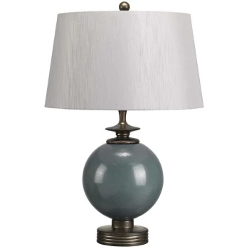 Image of Elstead Babushka - 1 Light Table Lamp Blue, E27