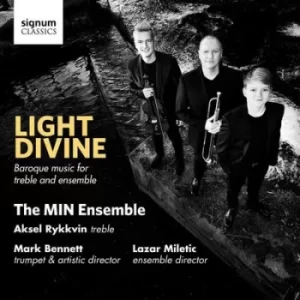 image of Light Divine Baroque Music for Treble and Ensemble by Aksel Rykkvin CD Album