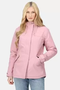 Image of Regatta Bria Powder Pink Waterproof Insulated Jacket - Womens - Size: 10