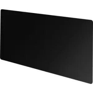 Adam Vitreo Medium Radiator Cover in Black Glass, 1200mm