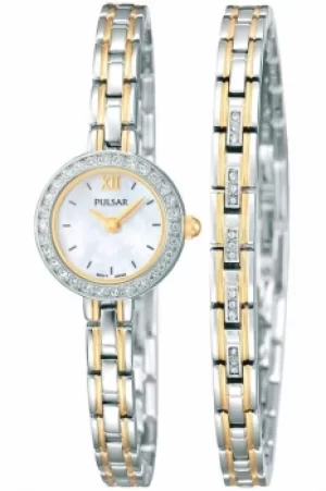 image of Ladies Pulsar Gift Set Watch PEgg50X2